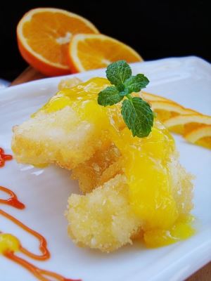 Tangerine Orange Sacs na Fruit Jam